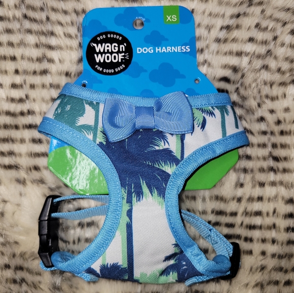 Wag n Woof Other - ❤️ Wag n Woof Blue Tropical Dog Harness ❤️